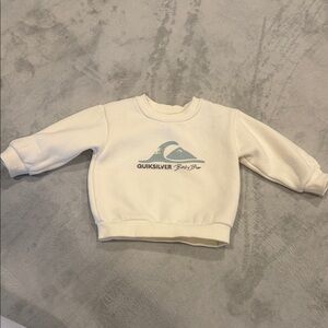Binki Bro & Quiksilver Kids Cream Sweatshirt | 6 m